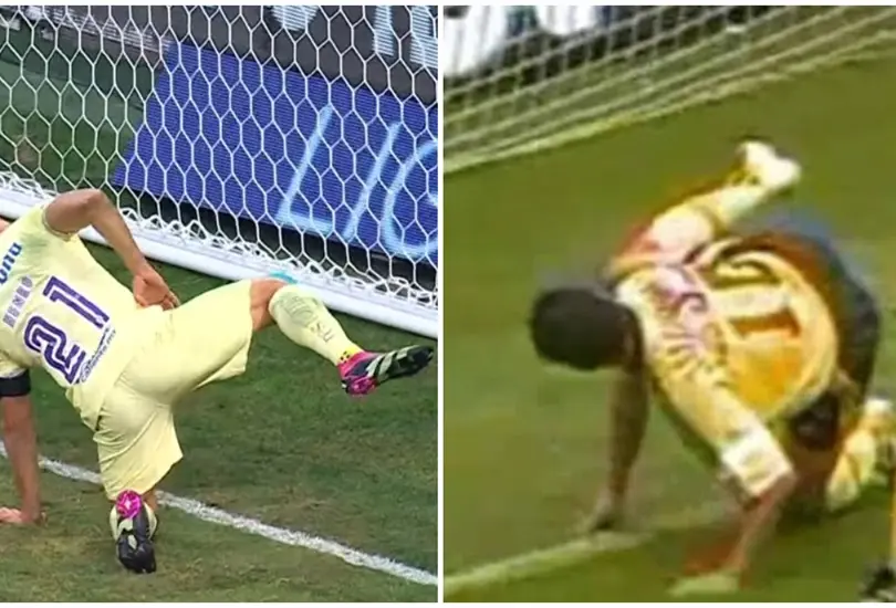 Henry Mart&iacute;n emul&oacute; el pol&eacute;mico festejo de Cuauht&eacute;moc Blanco en el Cl&aacute;sico Nacional y gener&oacute; los memes en las redes sociales por la goleada del Am&eacute;rica a Chivas.