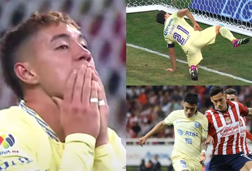Am&eacute;rica: Autogol de Emilio Lara le da emoci&oacute;n al 4-2 ante Chivas en el Cl&aacute;sico Nacional