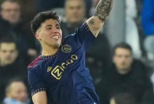 Jorge Sánchez celebrando su gol con Ajax dentro de la Copa de Holanda. Jorge Sánchez celebrando su gol con Ajax dentro de la Copa de Holanda.
