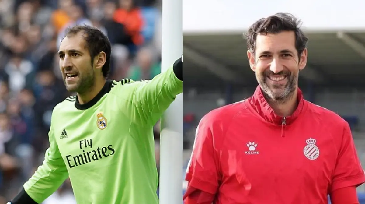 DIEGO L&Oacute;PEZ. El portero espa&ntilde;ol figur&oacute; en el Real Madrid entre 2012 y 2013 por defender el arco &acute;Merengue&acute;, en dichos a&ntilde;os su look destacaba por las entradas que luc&iacute;a. Hasta 2017, pese a no hacer p&uacute;blica su decisi&oacute;n, se le vio completamente rejuvenecido donde se le acredit&oacute; un injerto de cabello.