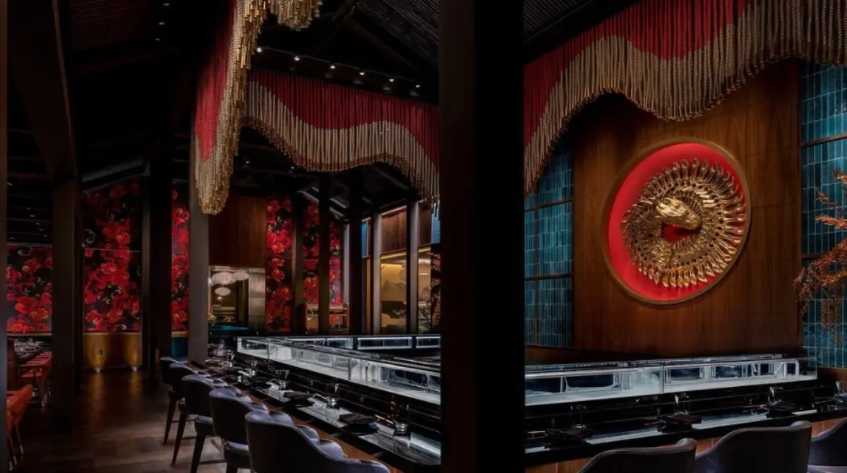 Este exclusivo complejo tiene como objetivo llevar la experiencia de sus clientes a otro nivel con una fusión entre los cortes con mayor calidad y la cocina japonesa; en eso se basa la decoración del lugar también: un lugar con matices oscuros e inspiración del medio oriente que solo abre en las noches. Gekko significa 'luz de luna' en japonés.