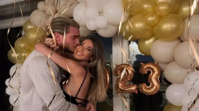 Karius y Diletta se dejaron ver juntos luego del fin de temporada 2022. Instagram @dilettaleotta