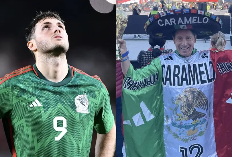 La afici&oacute;n mexicana culp&oacute; a Caramelo del penal fallado de Santiago Gim&eacute;nez vs Surinam.