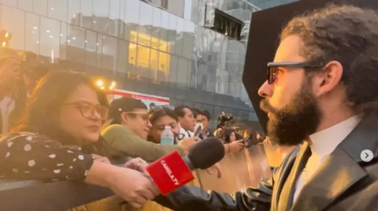 Javier ya es uno de los invitados de honor en los eventos de cine y no dudan en etrevisralo. Instagram @ibarrechejavier