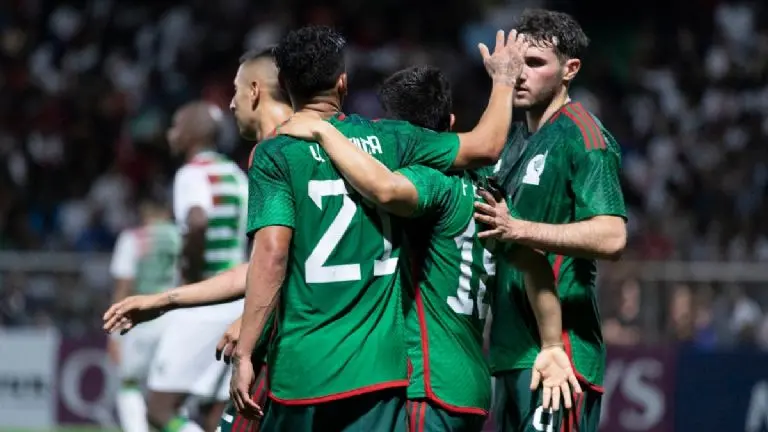 El equipo batalló en el juego ante Surinam. (Twitter - Selección Mexicana)