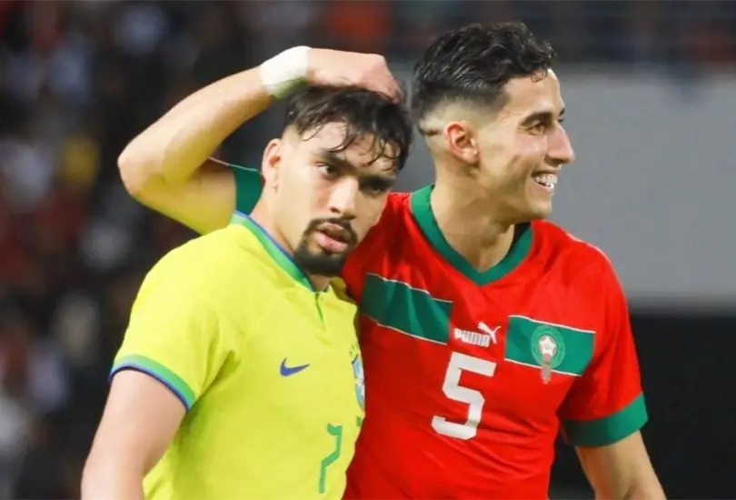 Marruecos termin&oacute; venciendo a Brasil en un encuentro donde homenajearon a Pel&eacute;.
