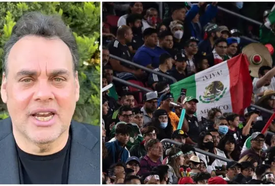 David Faitelson criticó y llamó ilusos a los aficionados que asisten al Estadio Azteca a ver encuentros moleros como es el México vs Jamaica.