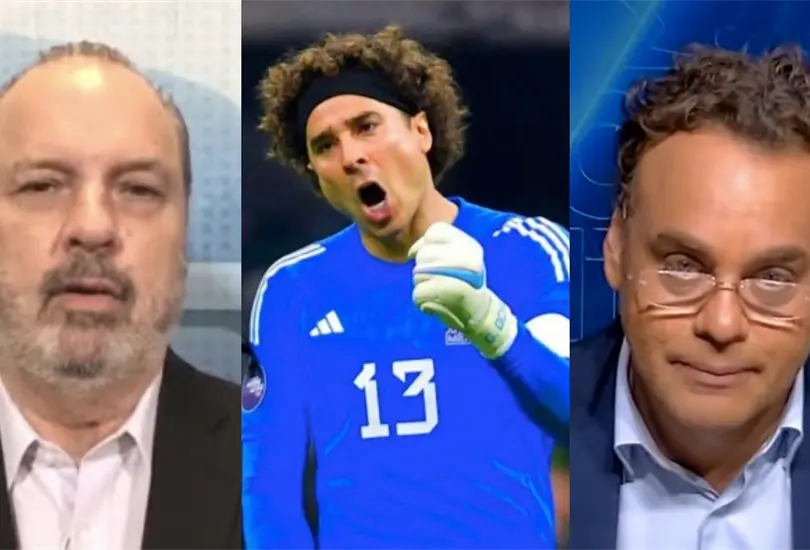 Los panelistas de ESPN, Roberto G&oacute;mez Junco y David Faitelson, discutieron en torno a Guillermo Ochoa.