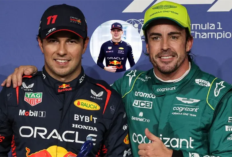 Fernando Alonso aseguró que un pique entre Checo Pérez y Max Verstappen lo podría ayudar a ganar el GP de Australia 2023 Fernando Alonso aseguró que un pique entre Checo Pérez y Max Verstappen lo podría ayudar a ganar el GP de Australia 2023