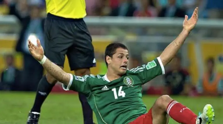 'Chicharito' en la Copa Confederaciones de 2013 - @miseleccionmx