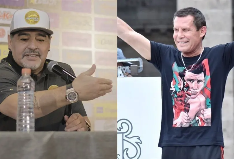 Julio C&eacute;sar Ch&aacute;vez revel&oacute; los detalles de la reuni&oacute;n que tuvo con Diego Maradona