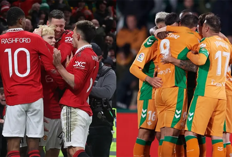 Manchester United y Real Betis, de Andr&eacute;s Guardado, se enfrentan en la ida de los octavos de final de la Europa League