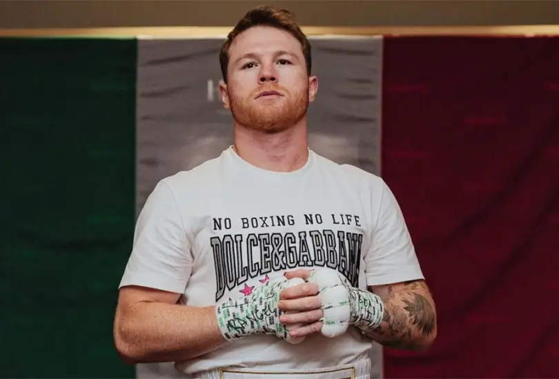 Canelo Álvarez prometió inaugurar un negocio para llevar México a otros países y cambiar su historia. Canelo Álvarez prometió inaugurar un negocio para llevar México a otros países y cambiar su historia.