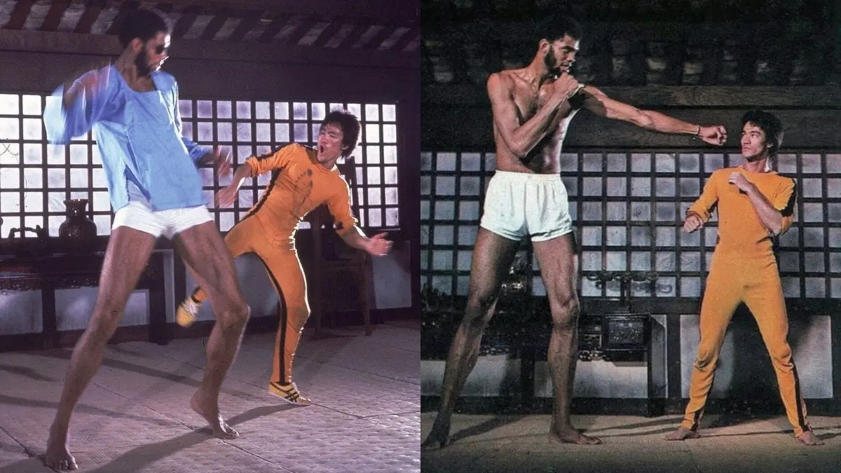 KAREEM ABDUL-JABBAR: La leyenda del basquetbol salió en varios films, pero uno de sus papeles más recordados es ser el villano de una película de Bruce Lee, "El Juego de la Muerte". 