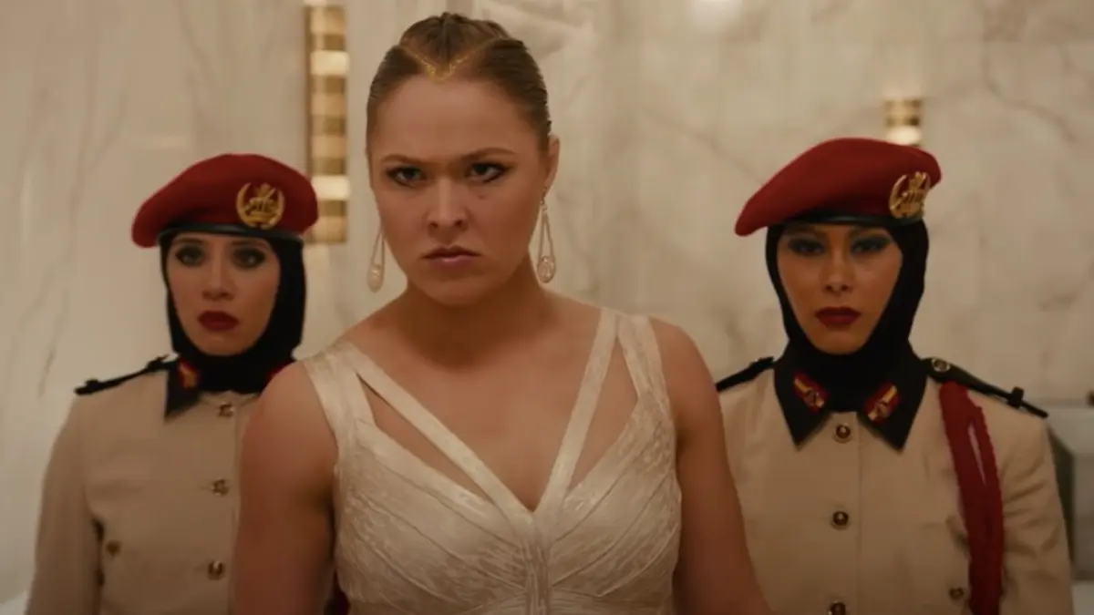 RONDA ROUSEY: La luchadora participó en la película "Rápidos y Furiosos 7", en la que interpretó a una villana.