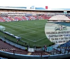 "La violencia se paga con cárcel": Reviven cartel de hace años en el Corregidora