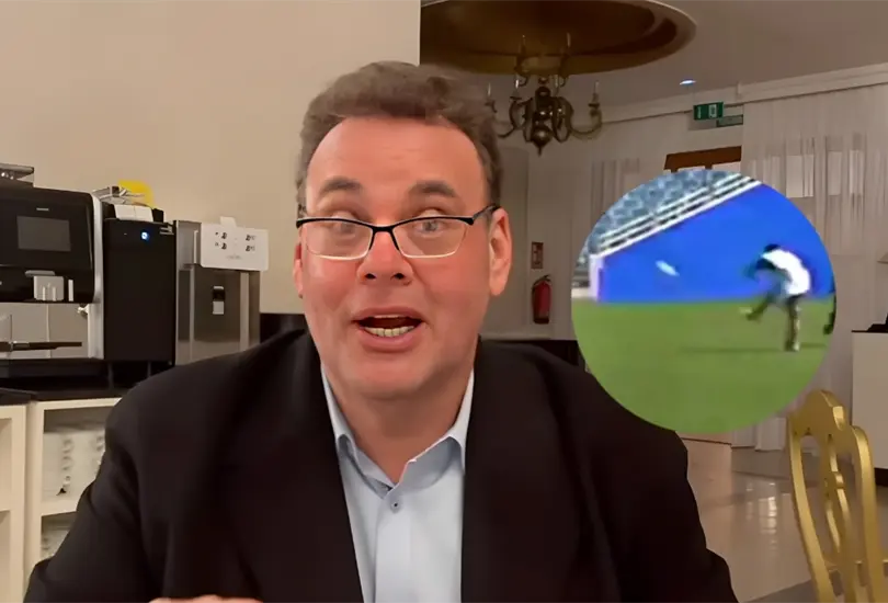 David Faitelson record&oacute; su gran toque de bal&oacute;n en redes sociales.