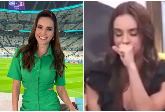 Tania Rincón vivió un momento incómodo después de que se le salió un gallo en vivo durante el programa Hoy.