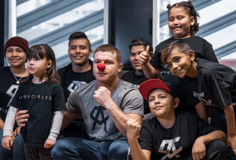 Canelo &Aacute;lvarez es uno de muchos deportistas que apoyan fundaciones infantiles