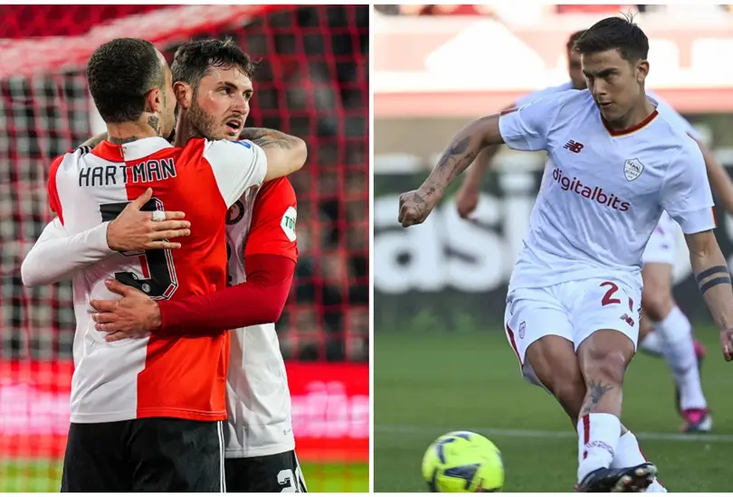Feyenoord de Santiago Gim&eacute;nez buscar&aacute; detener a la Roma en la ida de los cuartos de final de la Europa League y te decimo d&oacute;nde ver el encuentro