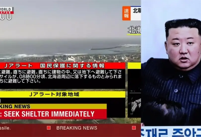 Corea del Norte dispar&oacute; un misil a tierras de Jap&oacute;n.