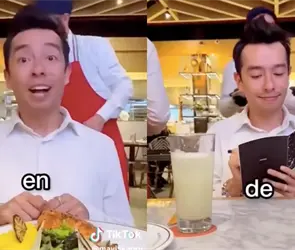 Joven finge ser crítico para recibir buen trato en restaurante de lujo; ¿le dieron comida gratis?