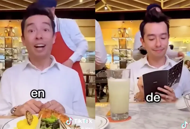 Un joven se hizo pasar como un cr&iacute;tico de comida en un restaurante de lujo
