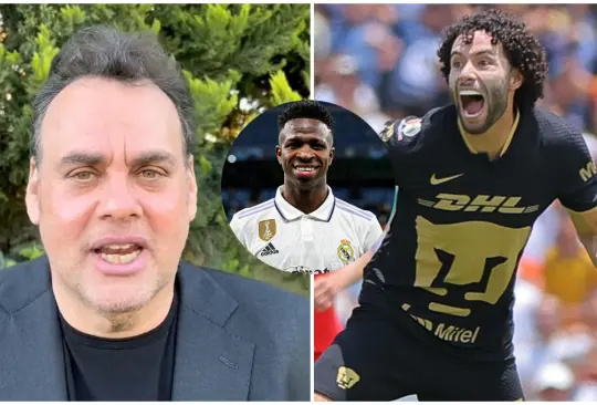 David Faitelson comparó al Chino Huerta con Vinicius Jr. y la afición en redes sociales le dijo de todo.