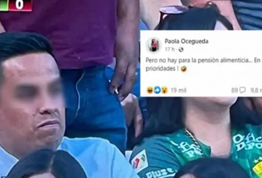 Un aficionado fue exhibido en redes sociales después de ser acusado de no dar pensión alimenticia y estar en el León vs Chivas.