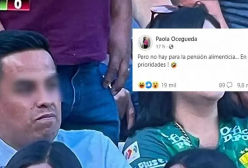 Un aficionado fue exhibido en redes sociales despu&eacute;s de ser acusado de no dar pensi&oacute;n alimenticia y estar en el Le&oacute;n vs Chivas.