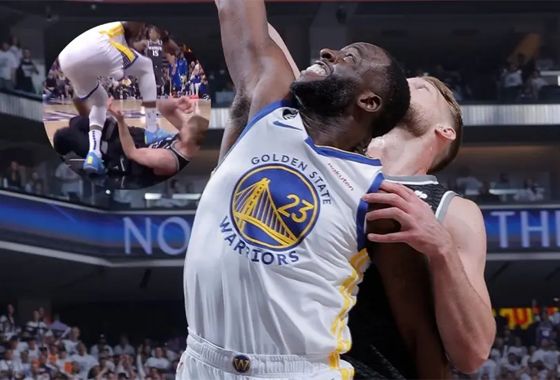 Draymond Green se meti&oacute; en una pol&eacute;mica m&aacute;s por pisotear a un rival