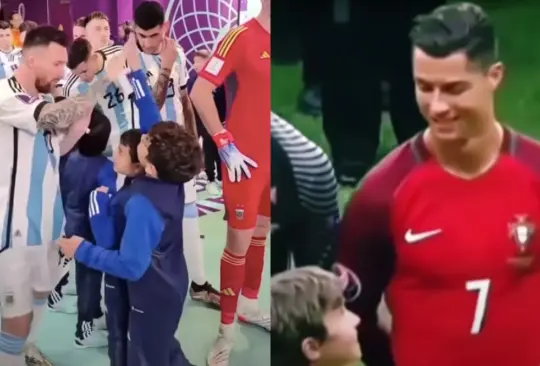 Niños quedaron sorprendidos al conocer a sus deportistas favoritos como Lionel Messi y Cristiano Ronaldo Niños quedaron sorprendidos al conocer a sus deportistas favoritos como Lionel Messi y Cristiano Ronaldo