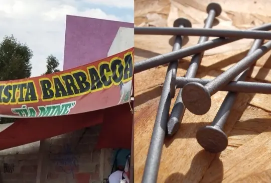 Una mujer vivió una experiencia desafortunada al encontrar un clavo en su taco de barbacoa.