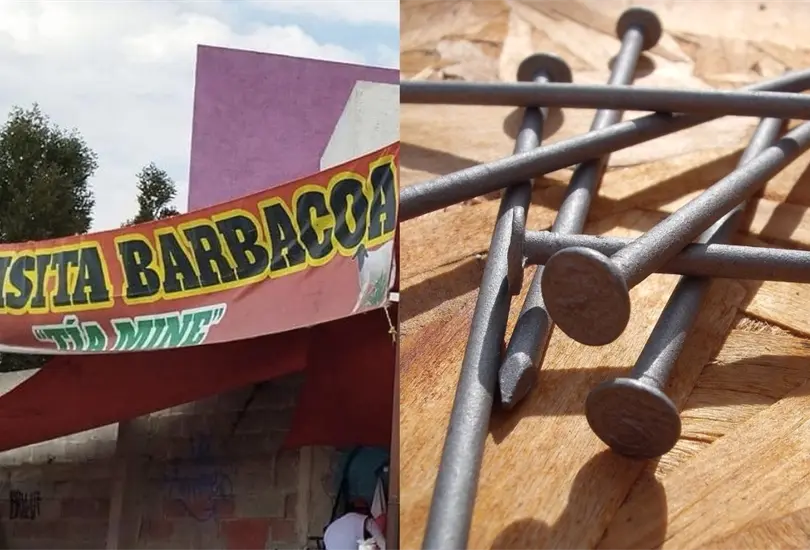 Una mujer vivi&oacute; una experiencia desafortunada al encontrar un clavo en su taco de barbacoa.