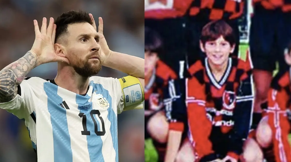 Lionel Messi es ferviente seguidor de Newell's Old Boys desde que era un niño, esto ya que no solo se convirtió en el equipo que le dio la mano para jugar futbol, sino que también es el equipo al que siempre ha apoyado a su familia. Lionel Messi es ferviente seguidor de Newell's Old Boys desde que era un niño, esto ya que no solo se convirtió en el equipo que le dio la mano para jugar futbol, sino que también es el equipo al que siempre ha apoyado a su familia.