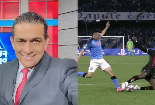 El exárbitro fue contundente con aplaudir la decisión en el supuesto penal sobre Lozano. El exárbitro fue contundente con aplaudir la decisión en el supuesto penal sobre Lozano.