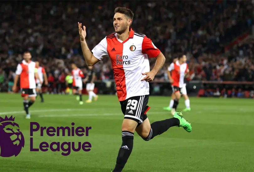 Santiago Gim&eacute;nez habr&iacute;a llamado la atenci&oacute;n de un importante equipo en la Premier League despu&eacute;s de sus buenas actuaciones con el Feyenoord.