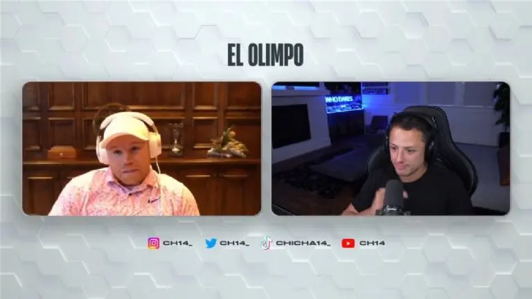 Canelo estuvo con Faitelson en Twitch. Captura de pantalla