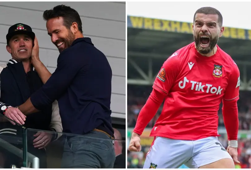Wrexham, equipo de Ryan Reynolds, ascendi&oacute; de categor&iacute;a en el futbol de Inglaterra en su primera temporada al mando.