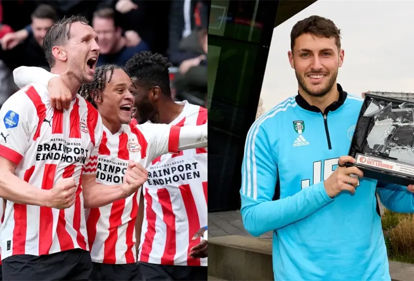 Santiago Gim&eacute;nez meti&oacute; su gol 20 en el triunfo del Feyenoord sobre Utrecht; PSV gole&oacute; al Ajax