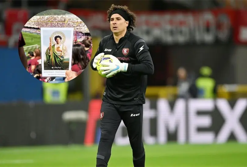 Un aficionado del Salernitana convirti&oacute; a Guillermo Ochoa en un santo