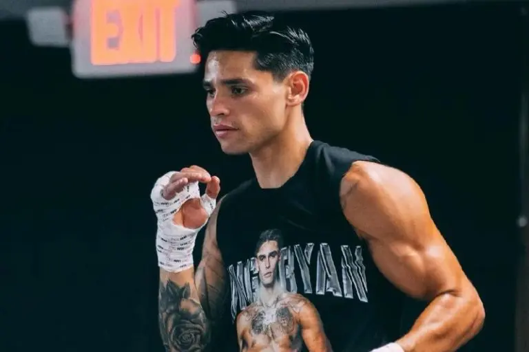 Ryan García reveló que un miembro de su equipo le puso el pie en su pelea vs Gervonta Davis - Instagram @kingryan