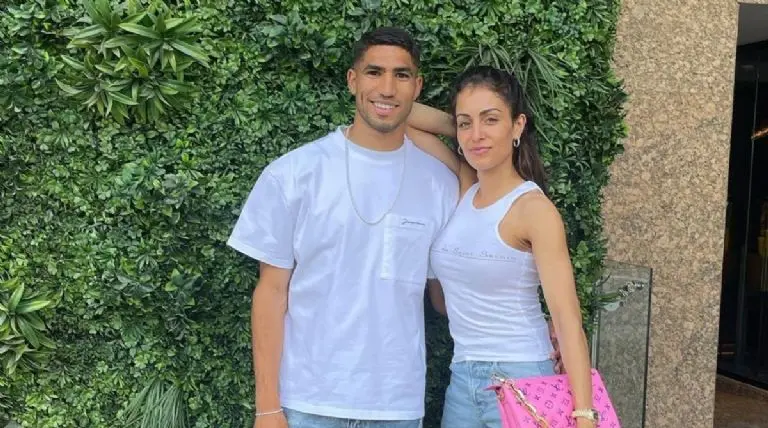 Hakimi y Abouk solían compartir su vida en redes sociales - @achrafhakimi