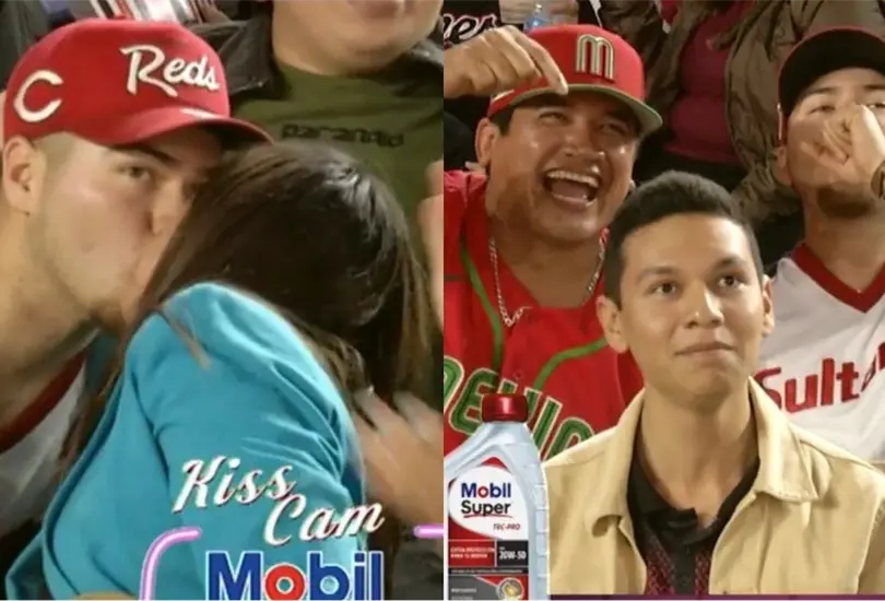 Un chico qued&oacute; sorprendido por ver a su amiga besarse con un desconocido en el juego de Sultanes.