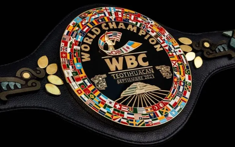 Cinturón Teotihuacano entregado en septiembre de 2021 - @WBCBoxing