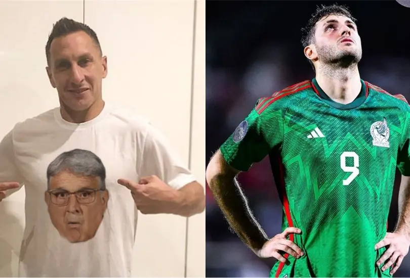 Christian Giménez no dudó en justificar la decisión de Martino de no llevar al delantero a la Copa del Mundo. Christian Giménez no dudó en justificar la decisión de Martino de no llevar al delantero a la Copa del Mundo.