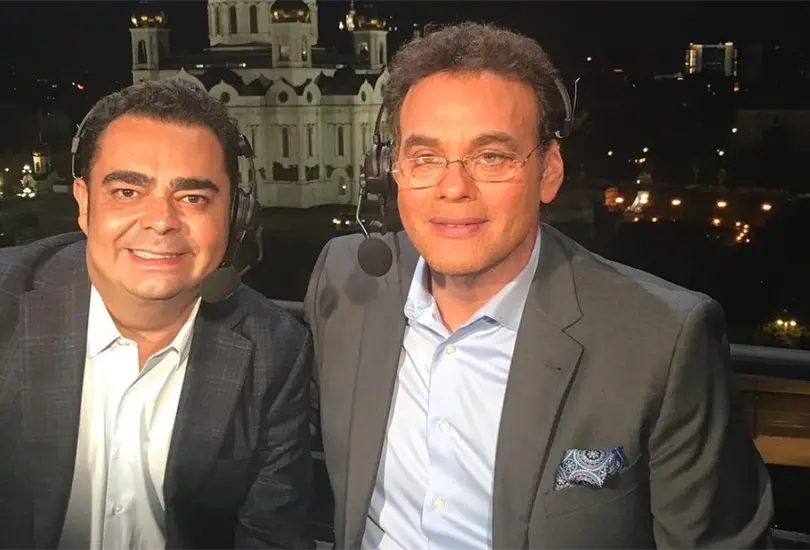 Ángel García Toraño estuvo en varias mesas de Futbol Picante con David Faitelson. Ángel García Toraño estuvo en varias mesas de Futbol Picante con David Faitelson.