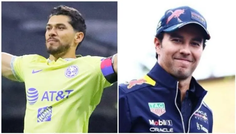 Checo Pérez es un fiel aficionado al América. Galería Referee