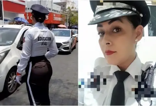 Una policía de tránsito se ha hecho viral por sus videos en TikTok.