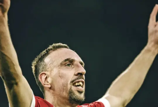 Franck Ribery usó su cicatriz como parte de su identidad y ahora es uno de los grandes ídolos del futboo mundial. 